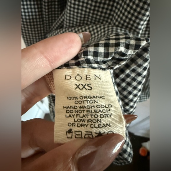 DÔEN Emmaretta Gingham XXS (also fits XS/S) - Picture 3 of 4